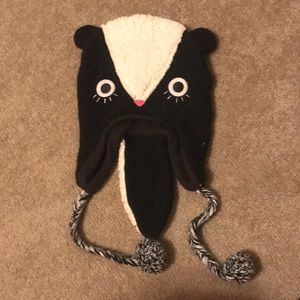 super cute skunk toboggan